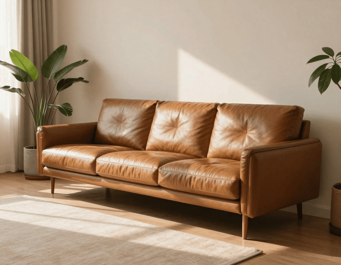After - Upscaled modern living room